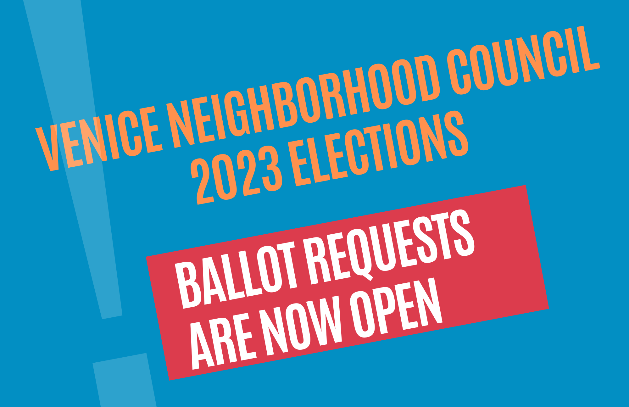 ☑️NC 2023 ELECTIONS~Ballot Requests Are Now Open🗳