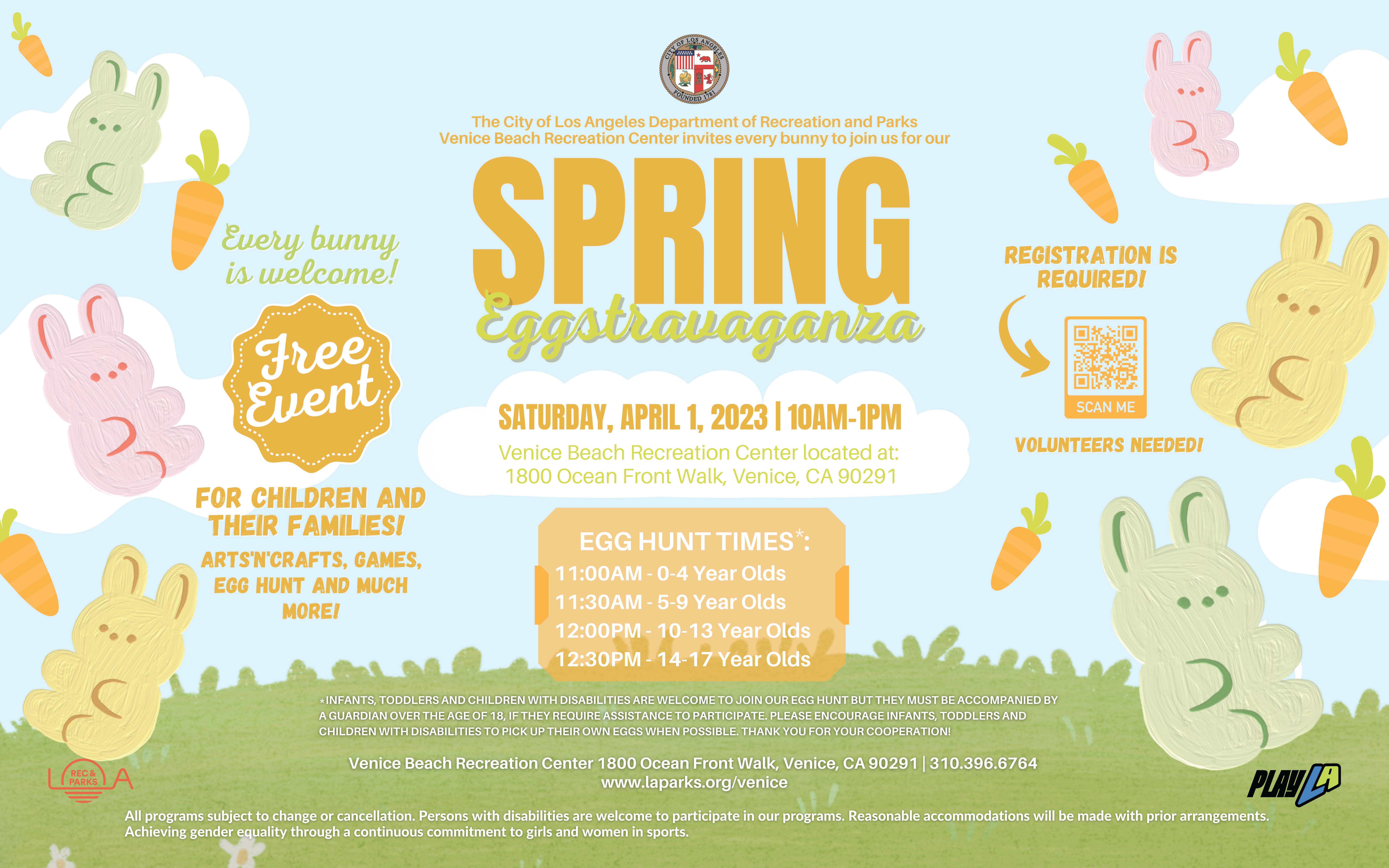 📣FREE Spring EGGstravaganza ✹Saturday April 1st✹10am-1pm