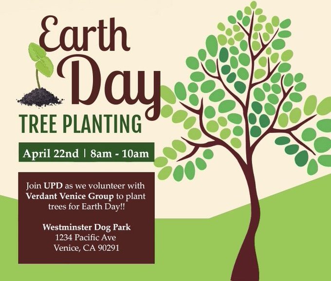 🌳Verdant Venice  EARTH DAY Planting Trees☀️THIS SATURDAY, April 22nd at 8am❗️