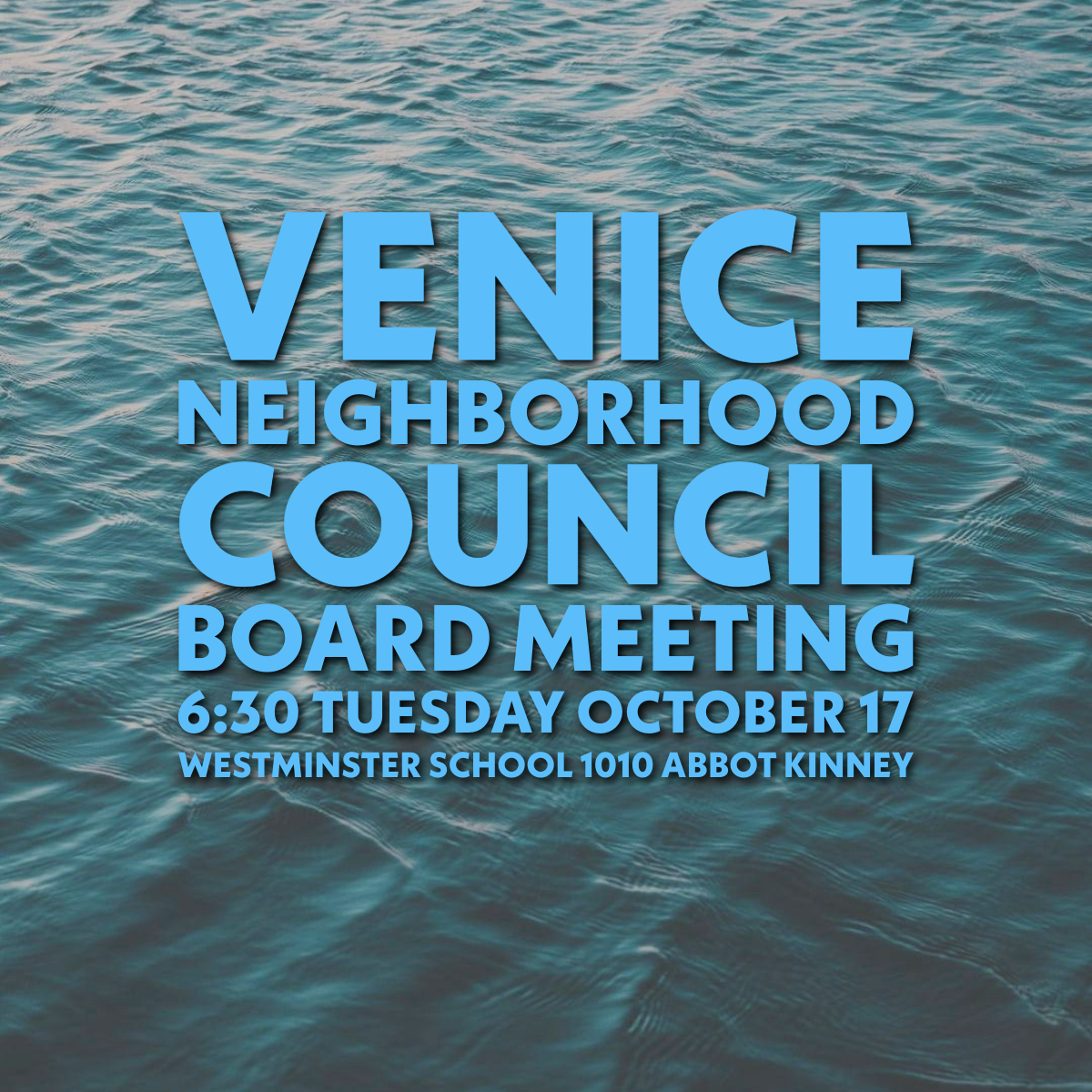 October Board Meeting