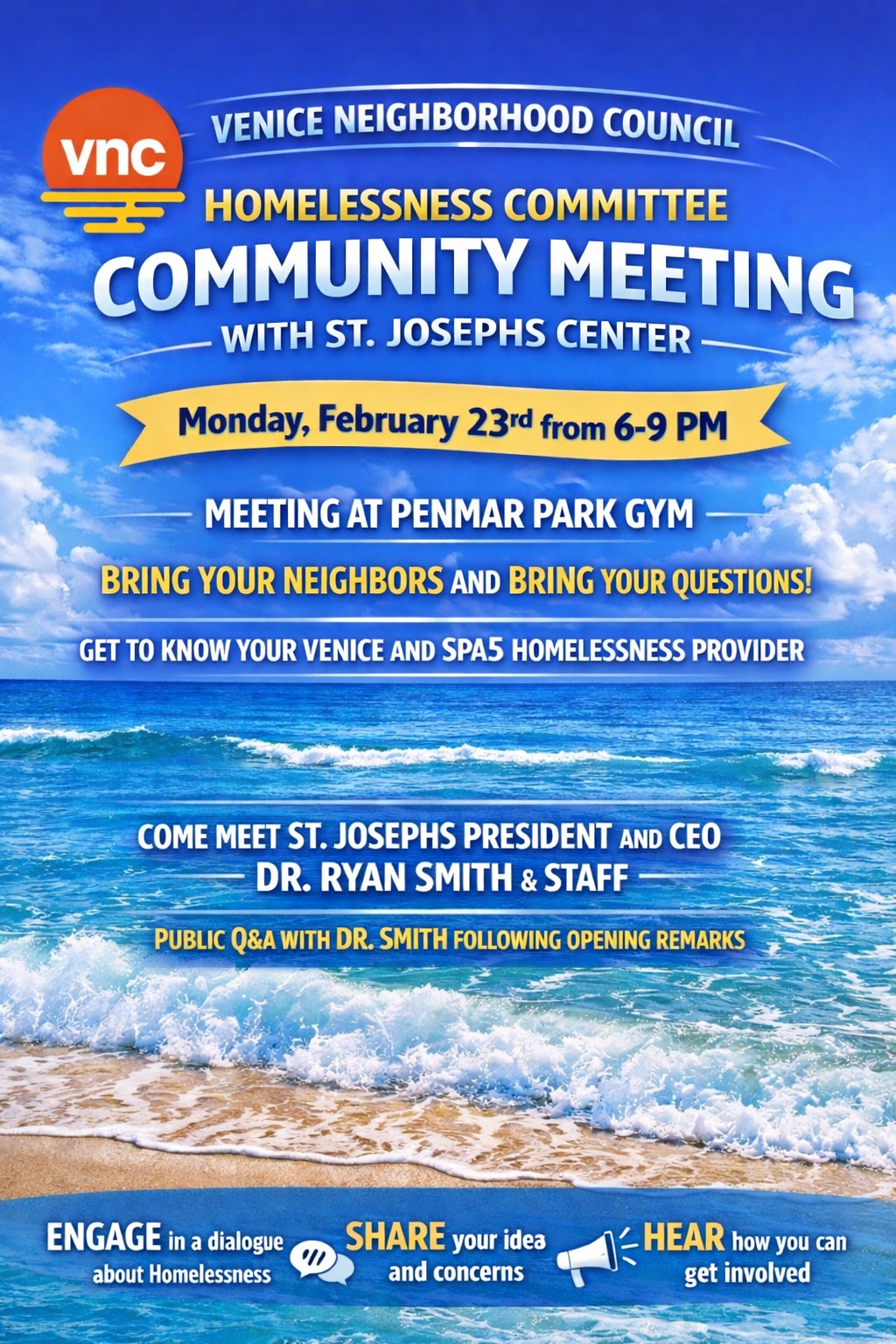 Upcoming Meeting on Homelessness & Housing