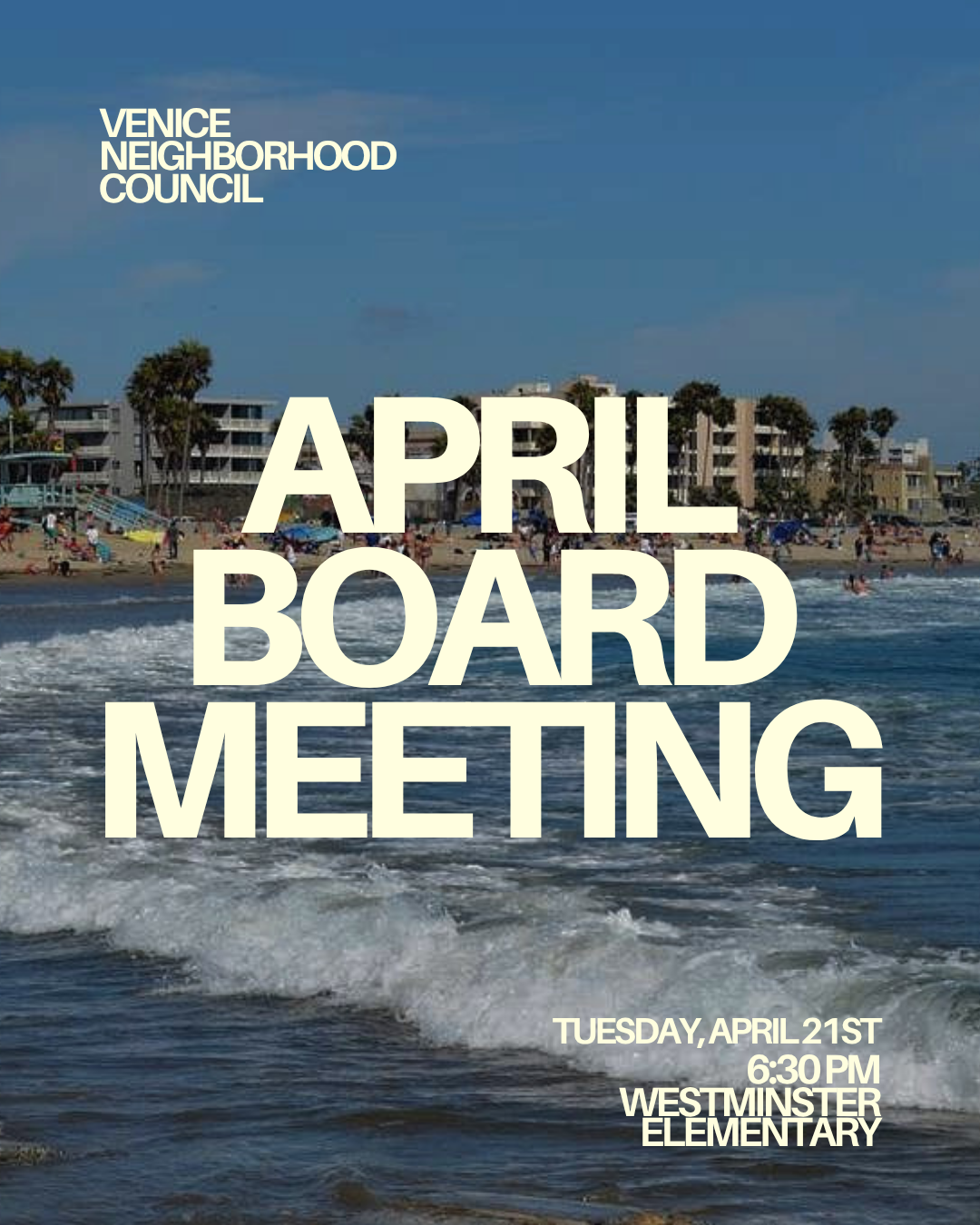 April Board Meeting