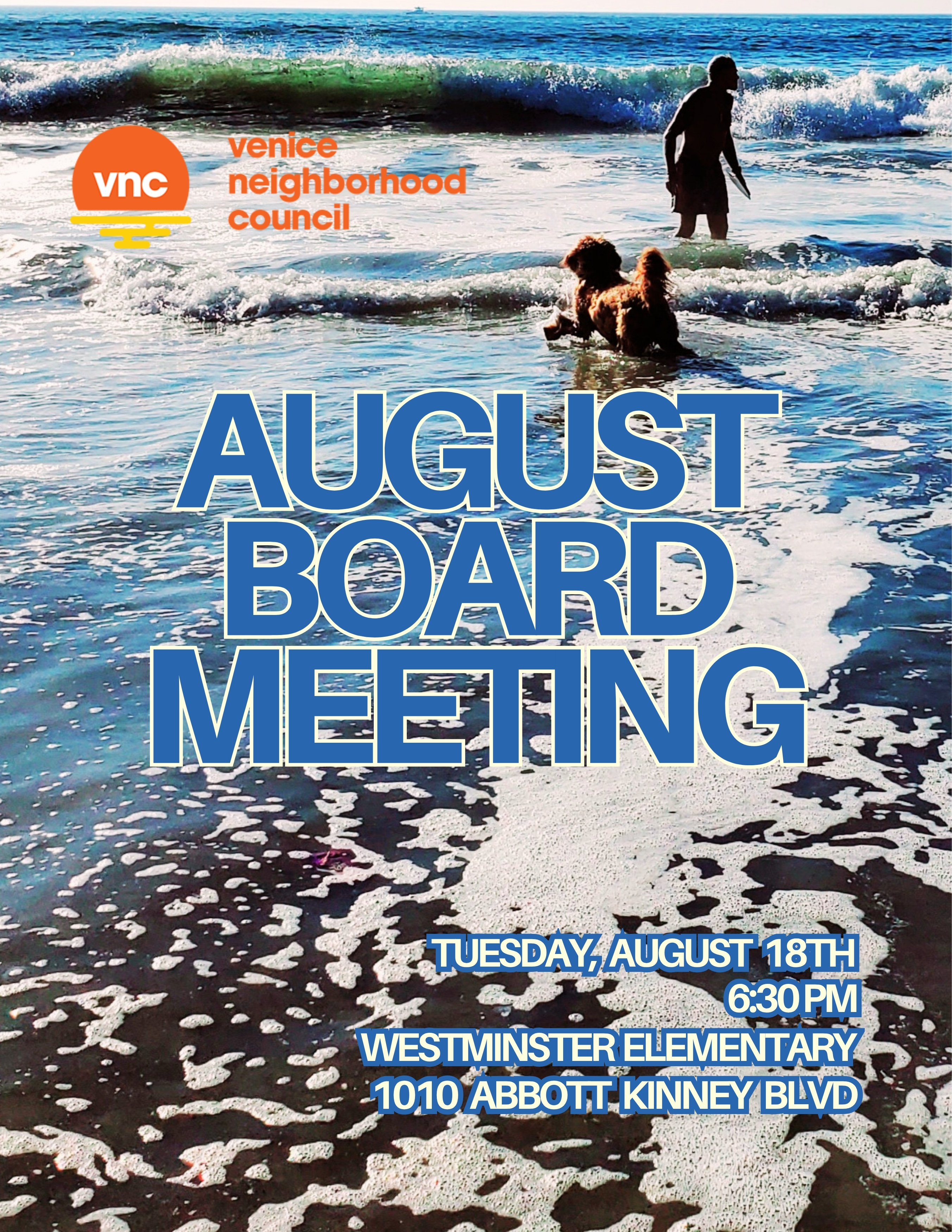 🐬AUGUST - VNC MONTHLY BOARD OF OFFICERS MEETING ~ Tuesday, August 18th 2026